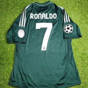 Cristiano Ronaldo Real Madrid 2012 2013 UEFA Third Soccer Jersey Shirt M